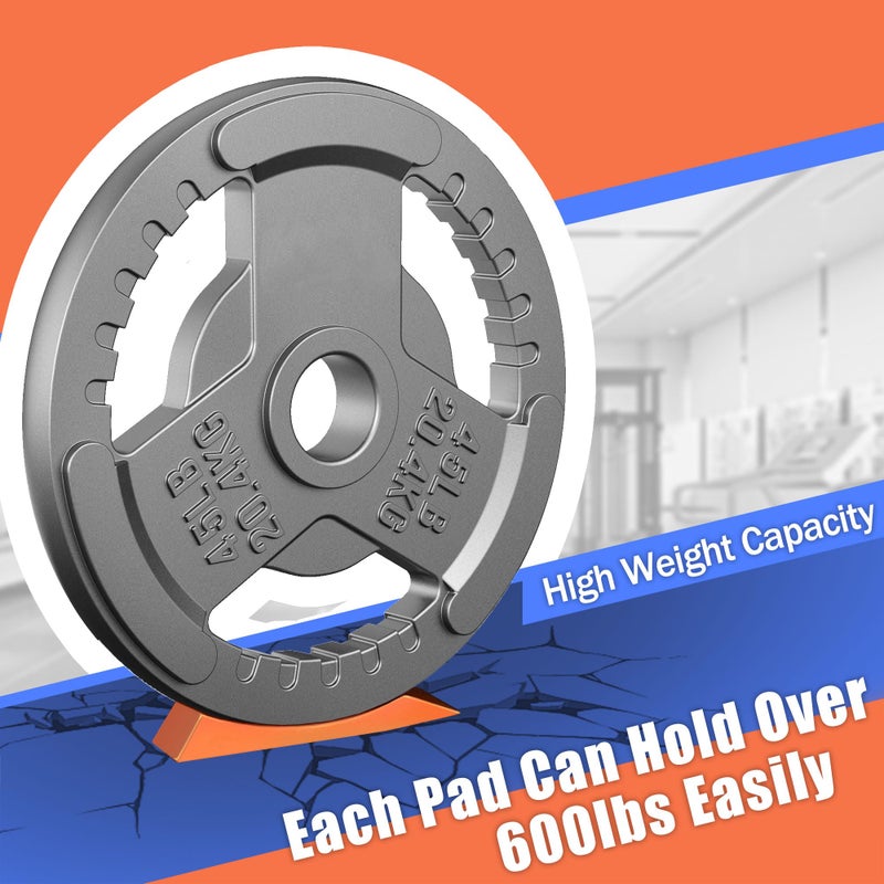 HarderWill Deadlift Jack Alternative (1 Pair) Easy to Load and Unload Weight Plates, Perfect for Deadlift, Crossfit, Powerlifting, Weightlifting, Home Gym for Your Gym Bag - Image 3